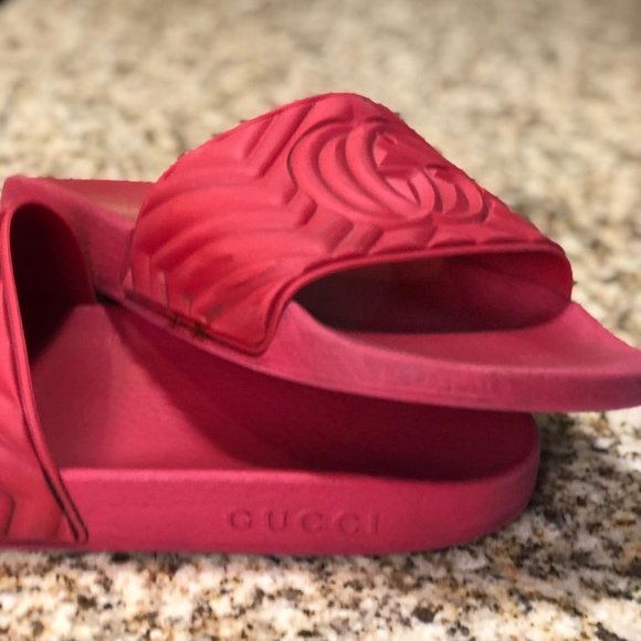 Red Gucci Slippers